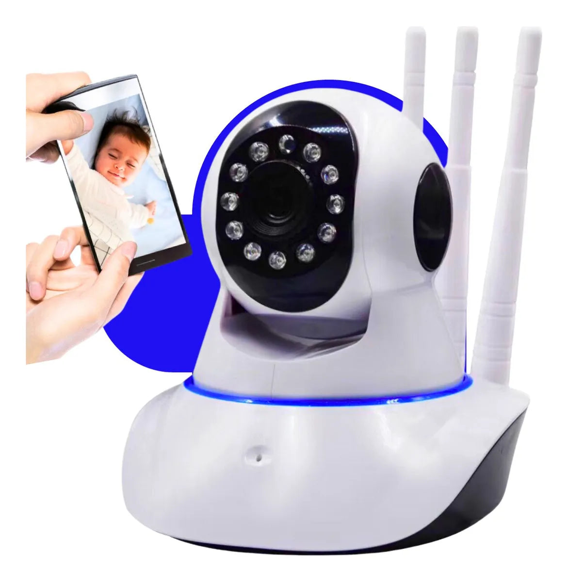 CAMARA IP ROBOTICA 3 ANTENAS